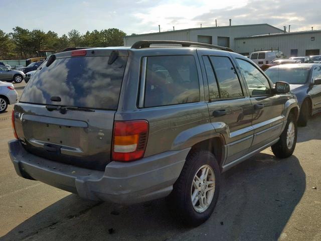 1J4GW48S52C258164 - 2002 JEEP GRAND CHER GRAY photo 4