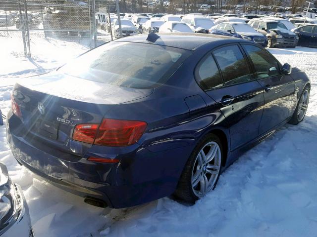 WBAKP9C54GD980932 - 2016 BMW 550 XI BLUE photo 4