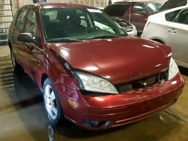 1FAHP37N57W192269 - 2007 FORD FOCUS ZX5 BURGUNDY photo 1