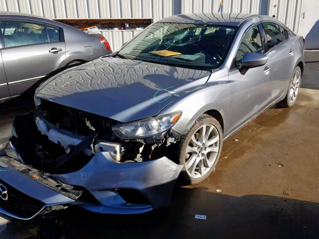 JM1GJ1V62E1125274 - 2014 MAZDA 6 TOURING SILVER photo 2