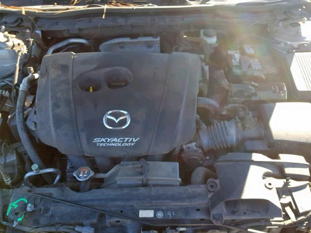 JM1GJ1V62E1125274 - 2014 MAZDA 6 TOURING SILVER photo 7