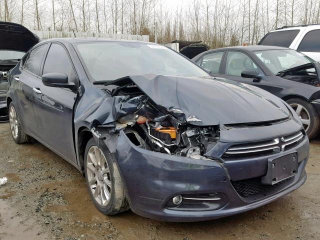 1C3CDFCB6ED673087 - 2014 DODGE DART LIMIT GRAY photo 1