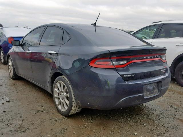 1C3CDFCB6ED673087 - 2014 DODGE DART LIMIT GRAY photo 3