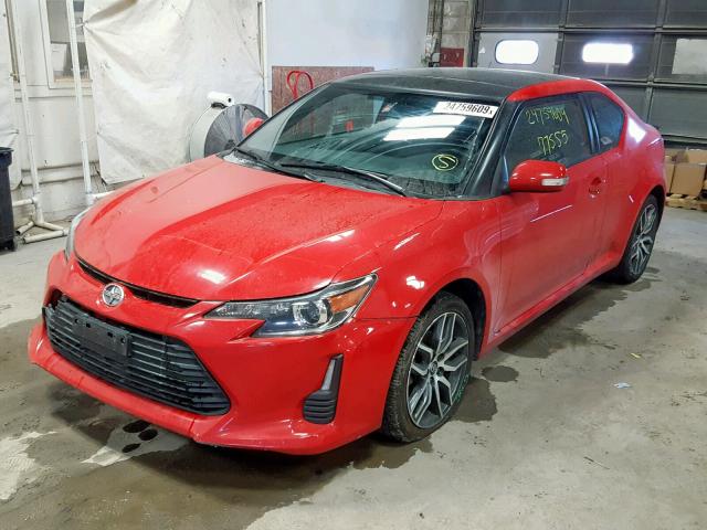 JTKJF5C74E3070639 - 2014 TOYOTA SCION TC 红色 照片 2