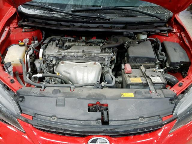 JTKJF5C74E3070639 - 2014 TOYOTA SCION TC 红色 照片 7