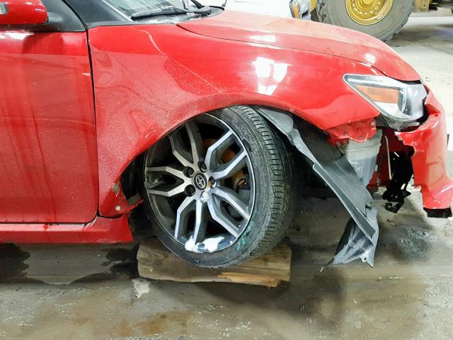JTKJF5C74E3070639 - 2014 TOYOTA SCION TC 红色 照片 9