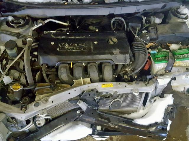 5Y2SM63845Z444308 - 2005 PONTIAC VIBE GRAY photo 7