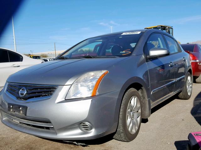 3N1AB6AP2CL749552 - 2012 NISSAN SENTRA 2.0 SILVER photo 2