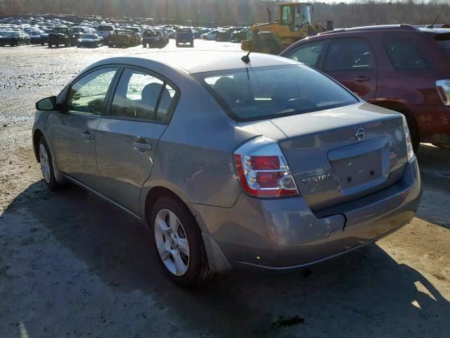 3N1AB61E78L692853 - 2008 NISSAN SENTRA 2.0 GRAY photo 3