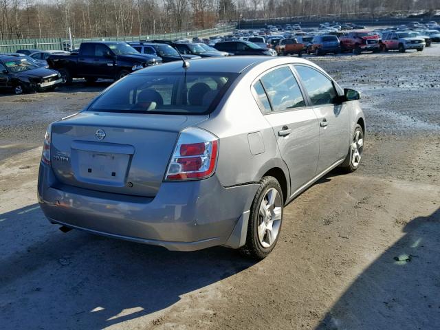 3N1AB61E78L692853 - 2008 NISSAN SENTRA 2.0 GRAY photo 4