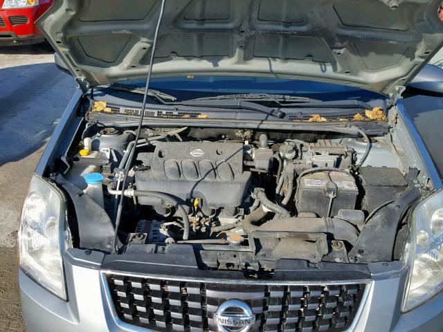 3N1AB61E78L692853 - 2008 NISSAN SENTRA 2.0 GRAY photo 7