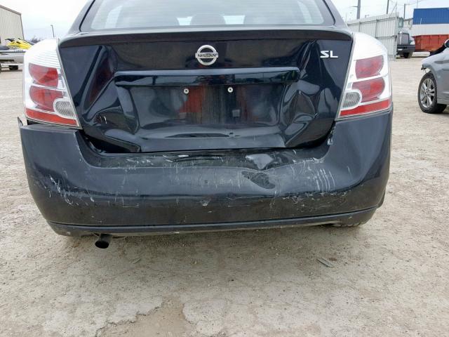 3N1AB61E59L631180 - 2009 NISSAN SENTRA 2.0 BLACK photo 9