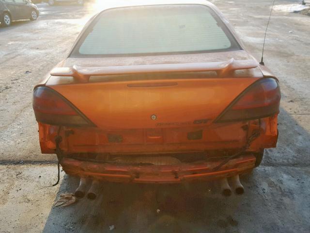 1G2NW52E34C160411 - 2004 PONTIAC GRAND AM G ORANGE photo 9