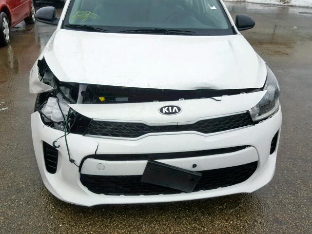 3KPA24ABXJE047924 - 2018 KIA RIO LX WHITE photo 9