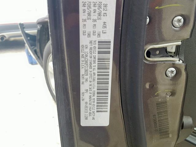 1C4NJCBA2FD138229 - 2015 JEEP COMPASS SP ნაცრისფერი ფოტო 10