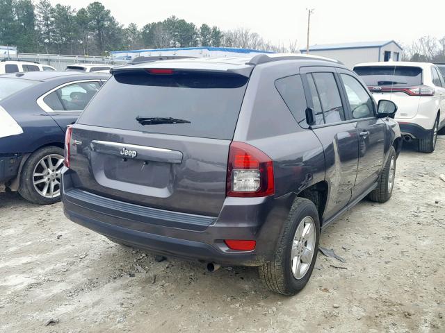 1C4NJCBA2FD138229 - 2015 JEEP COMPASS SP ნაცრისფერი ფოტო 4