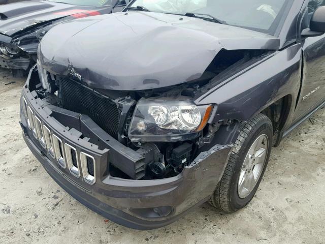 1C4NJCBA2FD138229 - 2015 JEEP COMPASS SP ნაცრისფერი ფოტო 9
