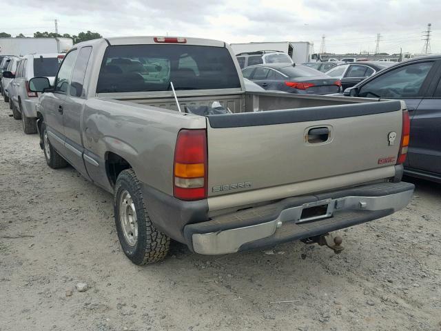 1GTEC19T1XZ535828 - 1999 GMC NEW SIERRA TAN photo 3