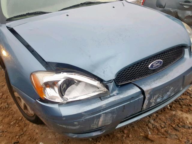 1FAFP56U76A220287 - 2006 FORD TAURUS SEL BLUE photo 9