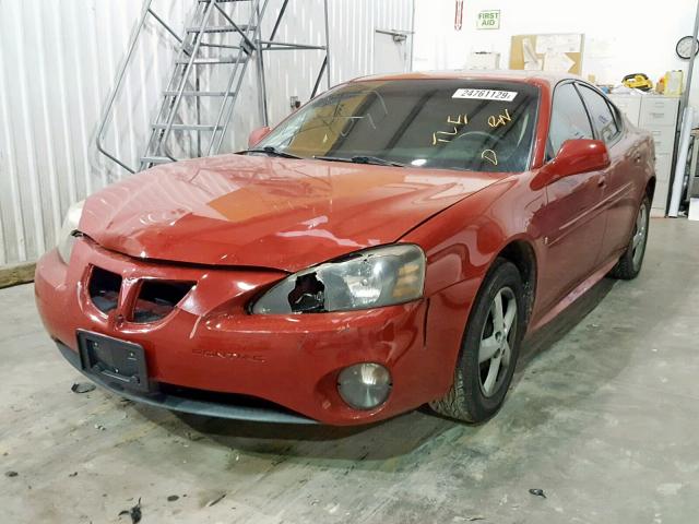 2G2WP552471222170 - 2007 PONTIAC GRAND PRIX RED photo 2
