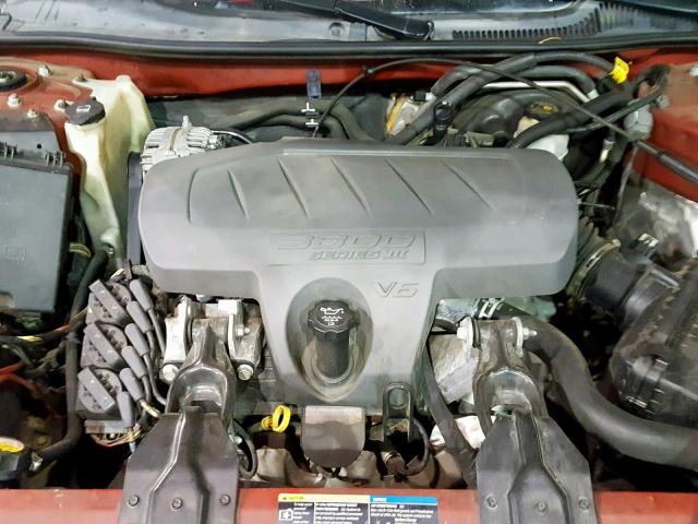 2G2WP552471222170 - 2007 PONTIAC GRAND PRIX RED photo 7