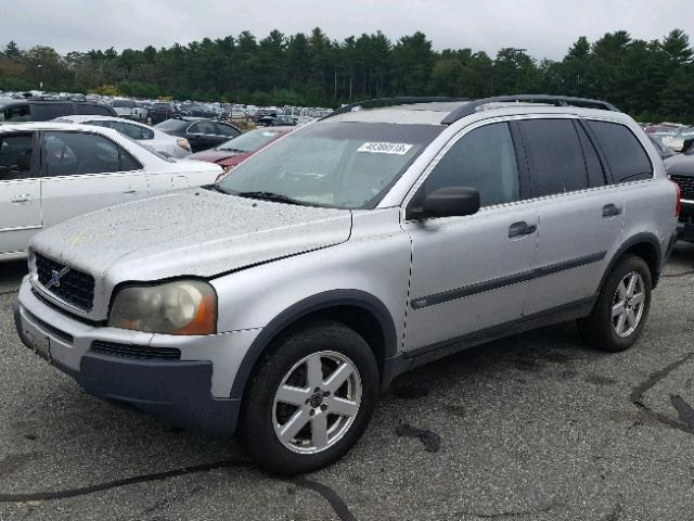 YV1CZ91H141112649 - 2004 VOLVO XC90 T6 SILVER photo 2