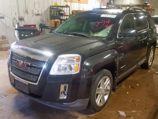 2GKFLVEK1C6252302 - 2012 GMC TERRAIN SL BLACK photo 2