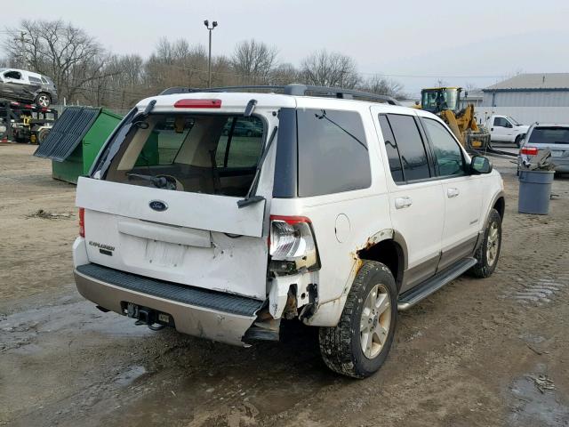 1FMZU74K84UB67149 - 2004 FORD EXPLORER E WHITE photo 4