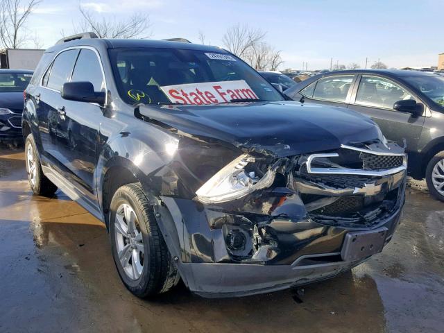 2GNALDEKXC6294832 - 2012 CHEVROLET EQUINOX LT BLACK photo 1