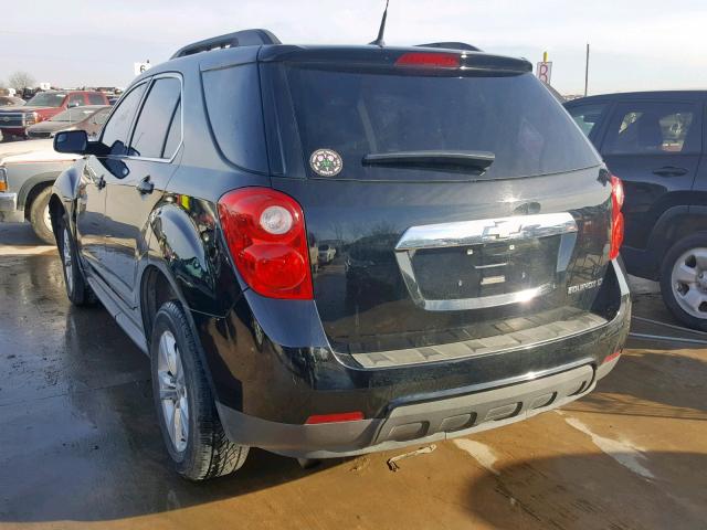 2GNALDEKXC6294832 - 2012 CHEVROLET EQUINOX LT BLACK photo 3