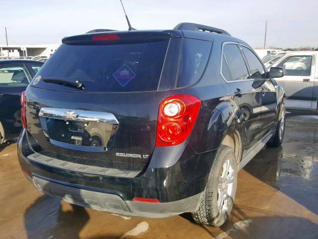 2GNALDEKXC6294832 - 2012 CHEVROLET EQUINOX LT BLACK photo 4