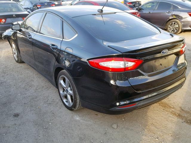 3FA6P0G75GR351026 - 2016 FORD FUSION S BLACK photo 3