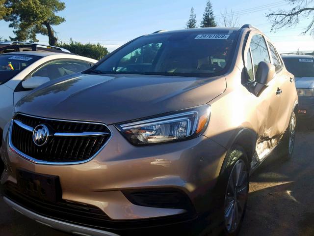 KL4CJASB5KB714495 - 2019 BUICK ENCORE PRE BROWN photo 2