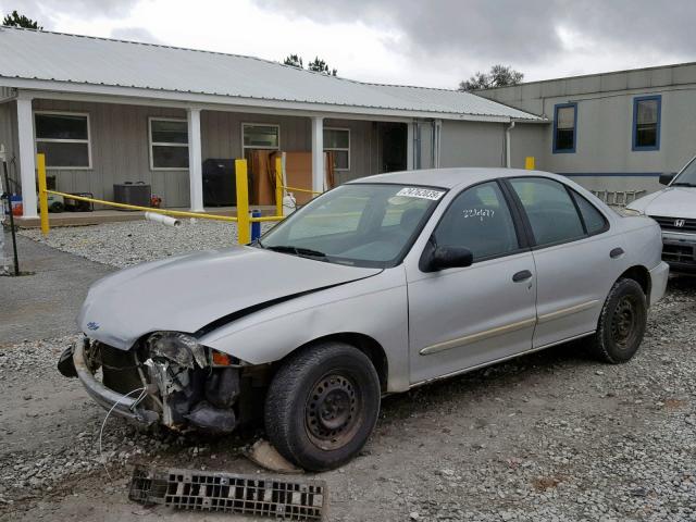 1G1JC524417109457 - 2001 CHEVROLET CAVALIER B BLUE photo 2