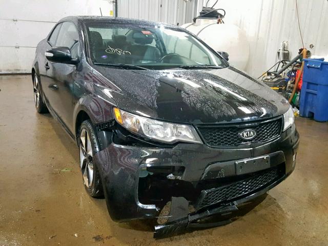 KNAFW6A34A5273724 - 2010 KIA FORTE SX BLACK photo 1