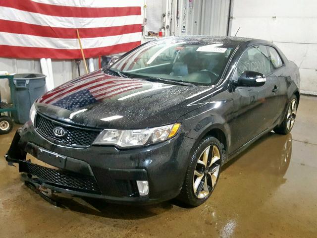 KNAFW6A34A5273724 - 2010 KIA FORTE SX BLACK photo 2