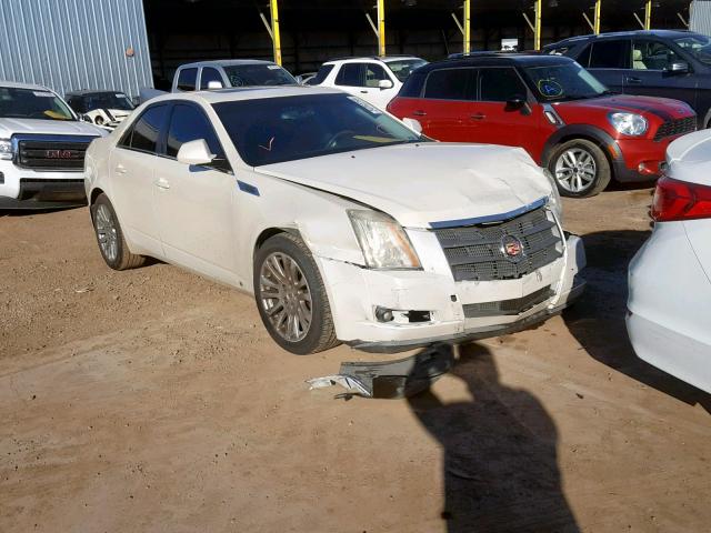 1G6DP57V480100404 - 2008 CADILLAC CTS HI FEA WHITE photo 1