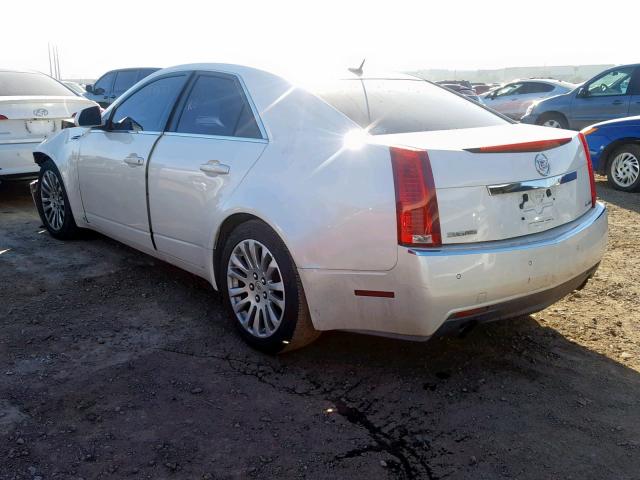 1G6DP57V480100404 - 2008 CADILLAC CTS HI FEA WHITE photo 3