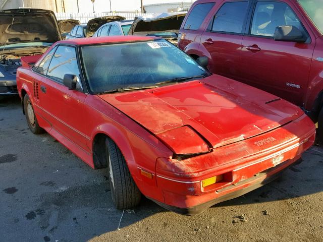 JT2AW15C4G0090638 - 1986 TOYOTA MR2 RED photo 1