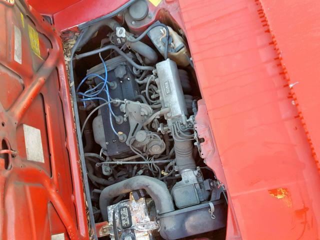 JT2AW15C4G0090638 - 1986 TOYOTA MR2 RED photo 7