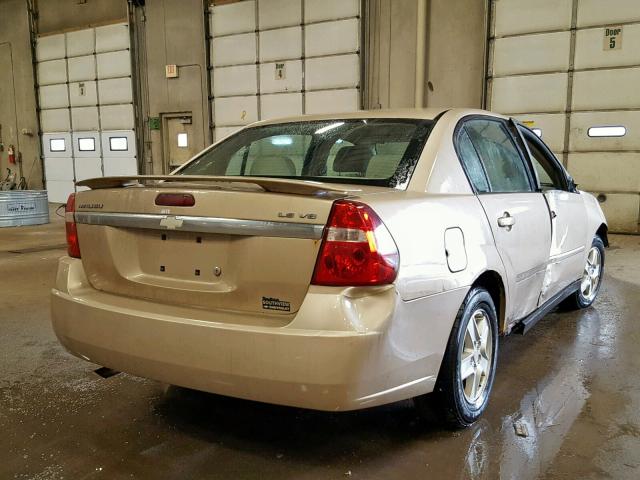 1G1ZT54884F190072 - 2004 CHEVROLET MALIBU LS თაფლისფერი ფოტო 4