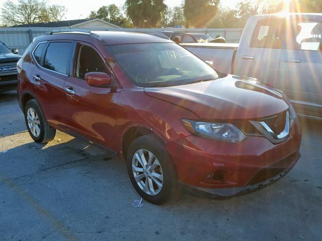 5N1AT2MT7GC924211 - 2016 NISSAN ROGUE S RED photo 1