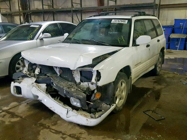 JF1SF65631H752095 - 2001 SUBARU FORESTER S WHITE photo 2