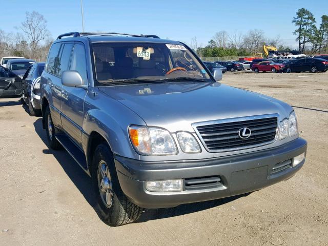 JTJHT00W513500604 - 2001 LEXUS LX 470 SILVER photo 1