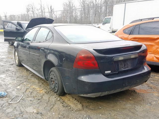 2G2WP552961223846 - 2006 PONTIAC GRAND PRIX BLACK photo 3