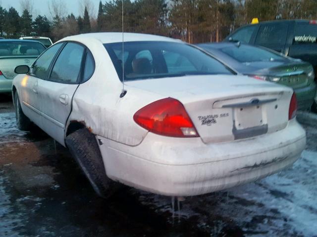 1FAFP55U43A239103 - 2003 FORD TAURUS SES WHITE photo 3