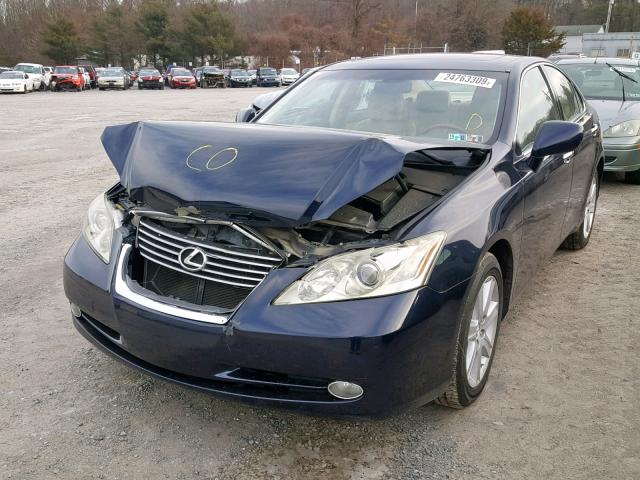 JTHBJ46G472149042 - 2007 LEXUS ES 350 BLACK photo 2