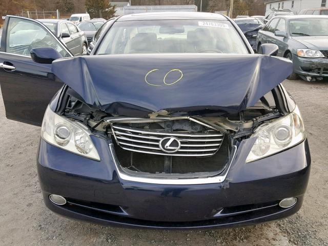 JTHBJ46G472149042 - 2007 LEXUS ES 350 BLACK photo 7