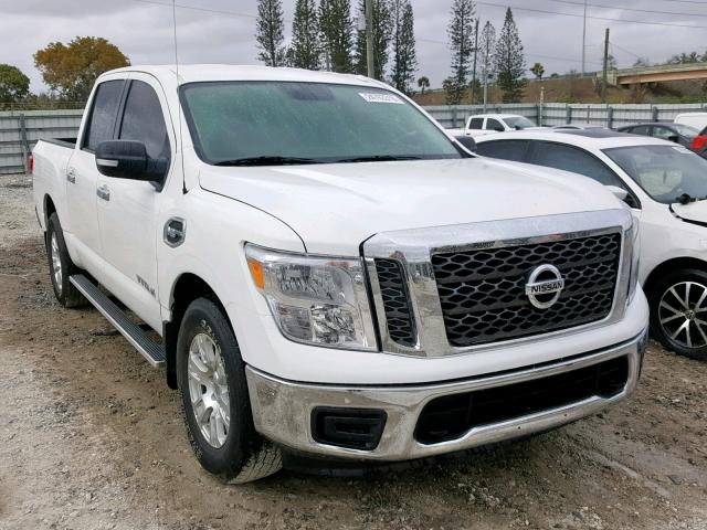 1N6AA1EJ4HN534283 - 2017 NISSAN TITAN S WHITE photo 1