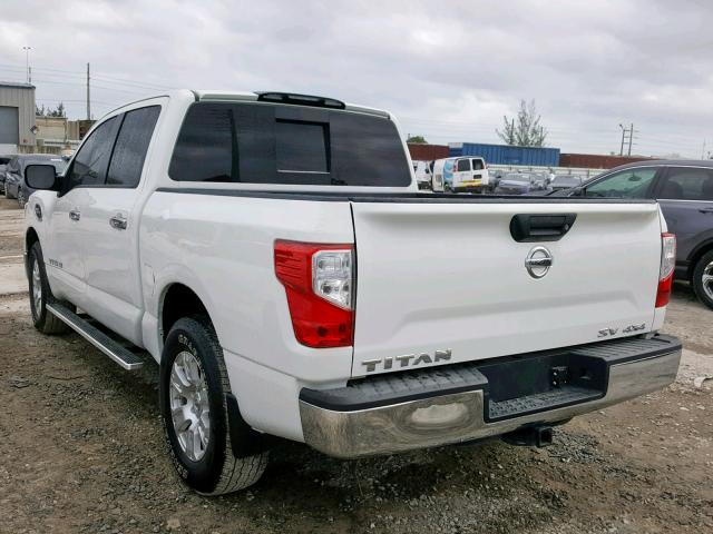 1N6AA1EJ4HN534283 - 2017 NISSAN TITAN S WHITE photo 3